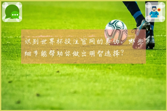 识别世界杯投注官网的真伪，哪些细节能帮助你做出明智选择？