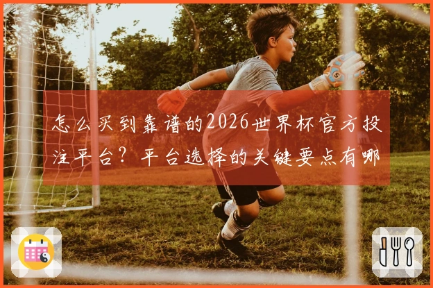 怎么买到靠谱的2026世界杯官方投注平台？平台选择的关键要点有哪些
