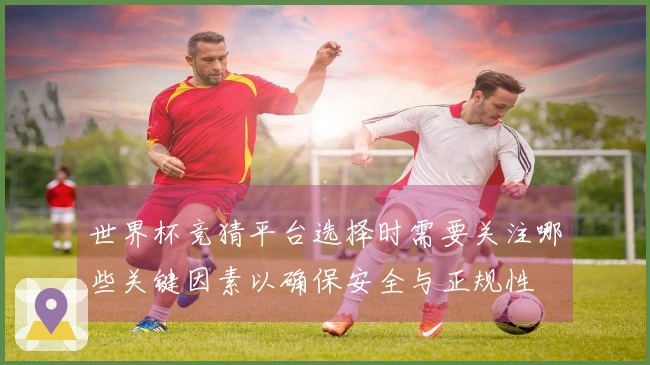 世界杯竞猜平台选择时需要关注哪些关键因素以确保安全与正规性