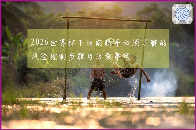 2026世界杯下注前新手必须了解的风险控制步骤与注意事项